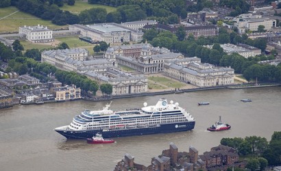 Azamara Club Cruises arrives in London to complete first World Journey
