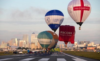Lord Mayor’s balloon regatta takes off from London City 