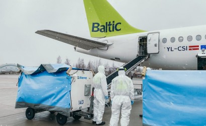 airBaltic flies in emergency Covid-19 supplies from China 