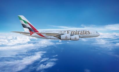 Emirates A380 returns to Vienna