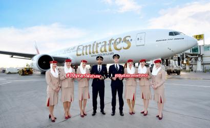 Emirates celebrates 10 years in Poland