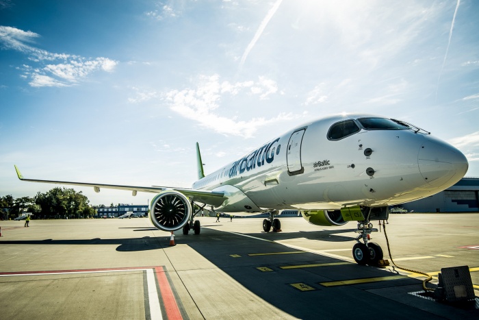 airBaltic to welcome pope Francis to flagship Airbus A220