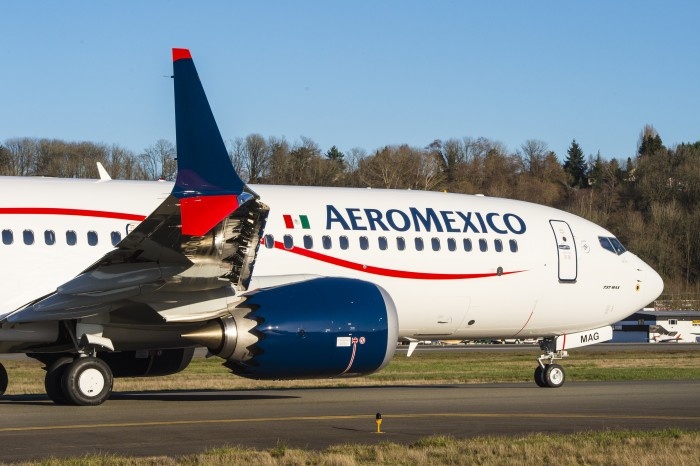Aeroméxico receives first Boeing 737 MAX aircraft