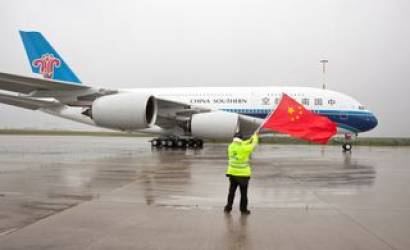 China Southern Airlines’ initial A380 emerges from the paint shop