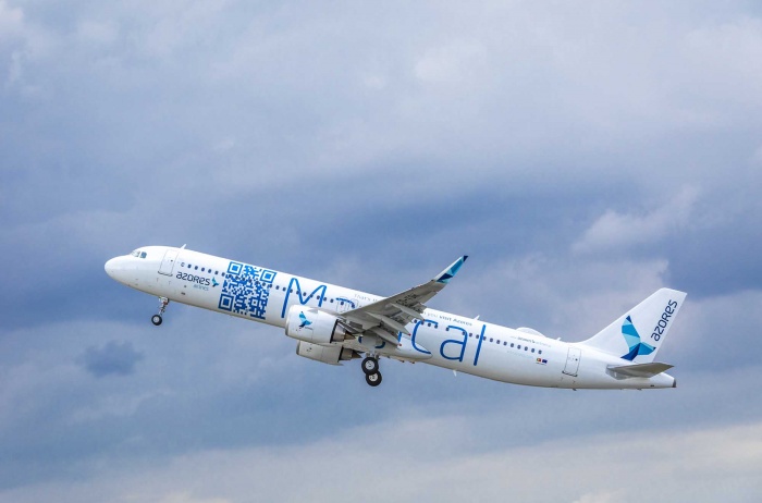 Azores Airlines welcomes first Airbus A321LR to fleet