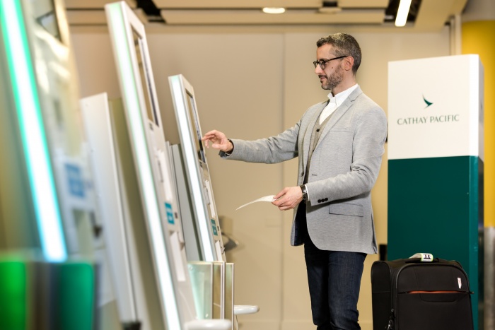 Cathay Pacific launches self-check in at London Gatwick