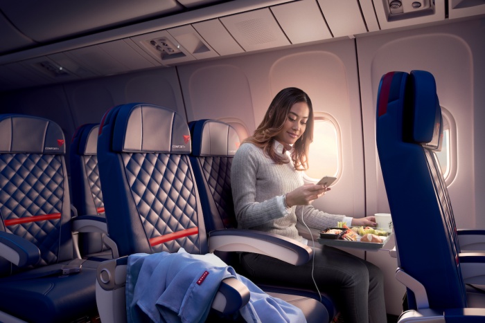 Delta rolls out Comfort+ product across key routes