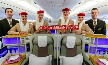 Emirates Celebrates Decade of Direct Flights Between Milan and New York