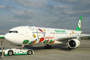 EVA Air launches Hello Kitty Jet