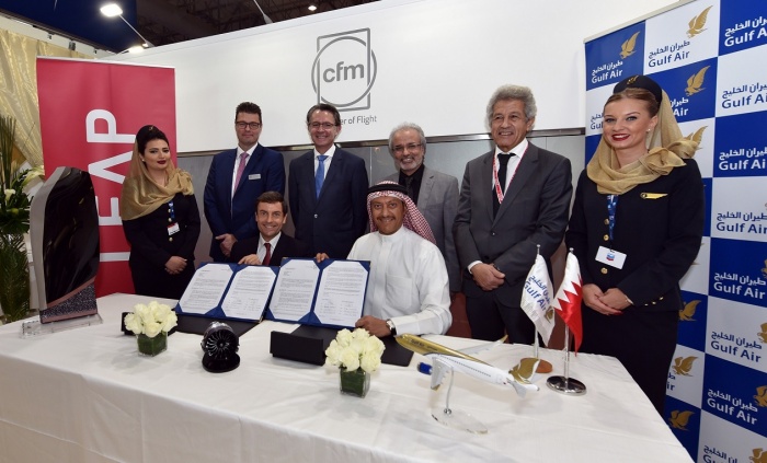 Dubai Airshow 2017: CFM International signs $1.9bn LEAP engine deal with Gulf Air