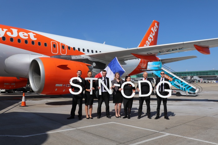 easyJet takes off for Paris Charles de Gaulle from Stansted