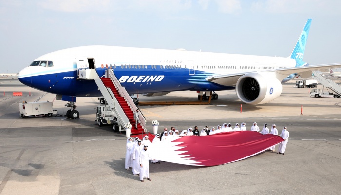 Qatar Airways welcomes first Boeing 777-9 to Doha