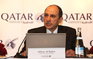 Qatar Airways chief Al Baker offers support to US Open Skies