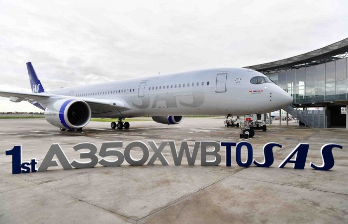 SAS takes delivery of first Airbus A350-900