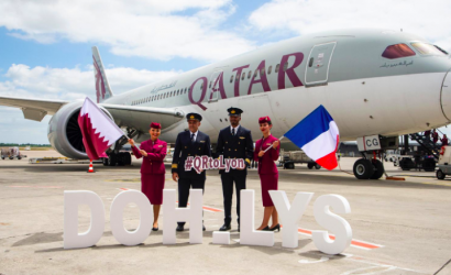 Qatar Airways Touches Down for the First Time in Lyon, France