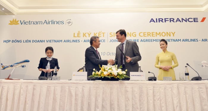 Vietnam Airlines signs comprehensive strategic partnership with Air France