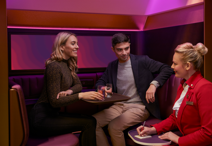Virgin Atlantic introduces the Booth to Airbus A350