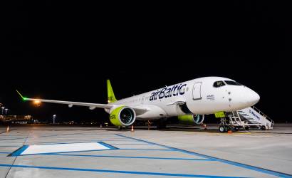 airBaltic welcomes latest Bombardier CS300 to fleet