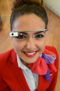 Virgin atlantic first in world to use Google Glass