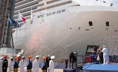 MSC Seaview delivered by Fincantieri in Italy