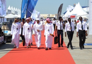 Royal Jet flies into Abu Dhabi Air Expo 2014