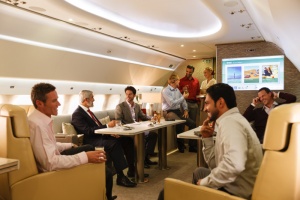 Phil Blizzard discovers the Emirates Executive luxury private jet