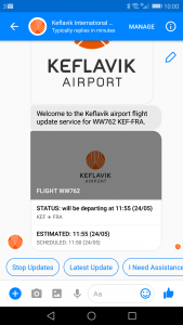Easier access to flight information