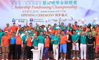 Mission Hills welcomes St Andrews fundraiser to China