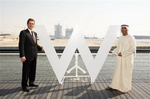 Eight out of nine Starwood Brand Flags fly in the Middle East