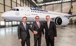 Lufthansa welcomes first Airbus A320neo commercial delivery