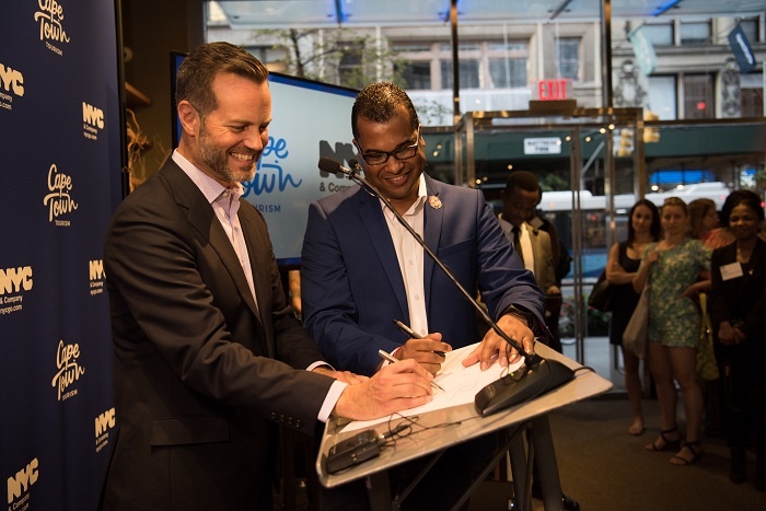 NYC & Company signs tourism partnership with Cape Town
