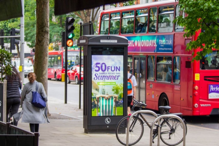 Clear Channel backs VisitLondon advertising campaign