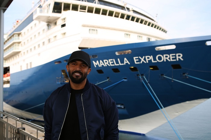 Craig David celebrates launch of Marella Explorer