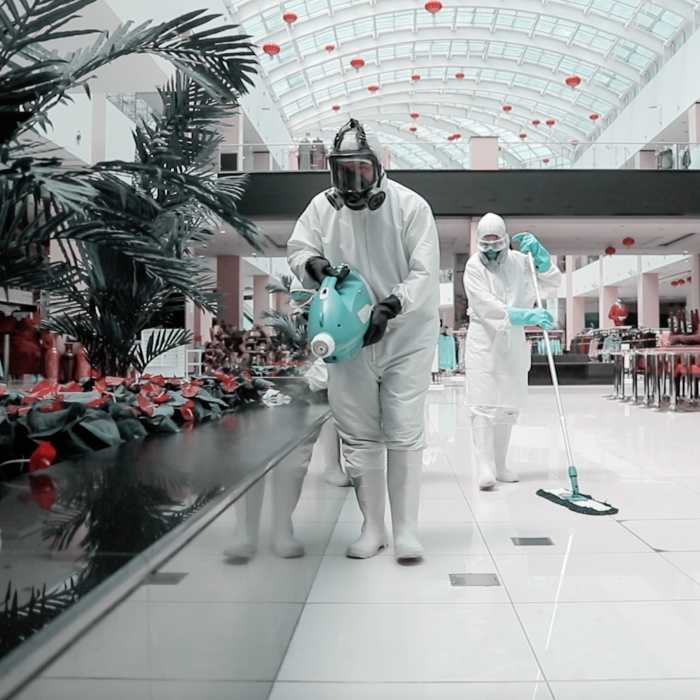 Nakheel Malls undergo sanitisation ahead of reopening in Dubai