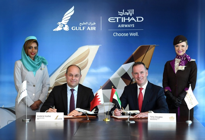 Gulf Air signs codeshare partnership with Etihad Airways