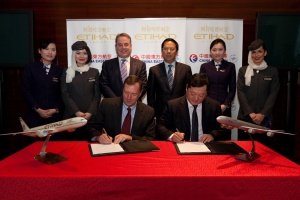 Etihad Airways signs wide ranging deal with China Eastern Airlines