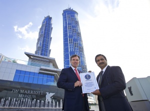 Guinness World Records officially recognises JW Marriott Marquis Hotel Dubai