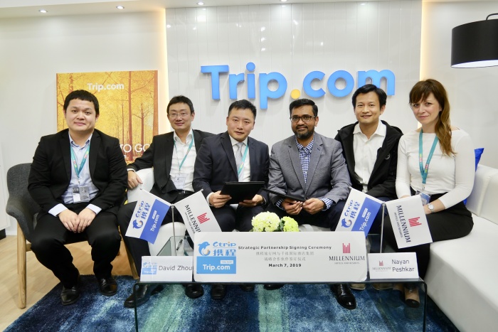 Ctrip.com signs distribution partnership with Millennium Hotels & Resorts