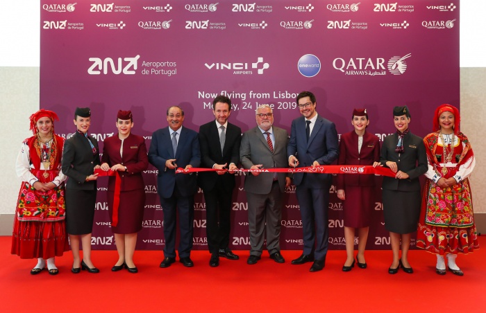 Qatar Airways lands in Portugal for first time