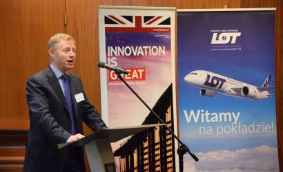 Lot Polish Airlines takes off for London City Airport