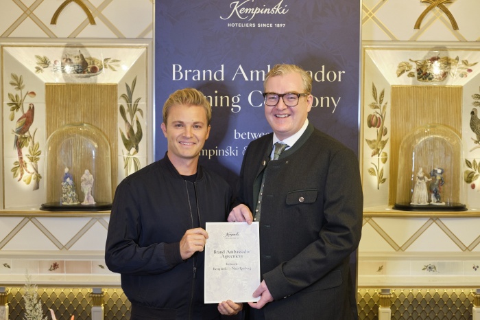 Rosberg appointed brand ambassador with Kempinski