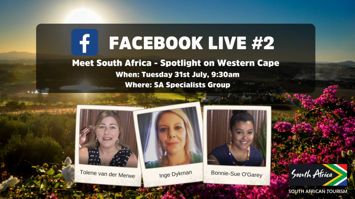 South African Tourism launches Facebook Live series in UK