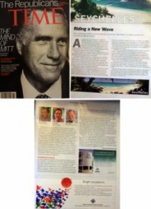 Seychelles riding a wave says Time Magazine