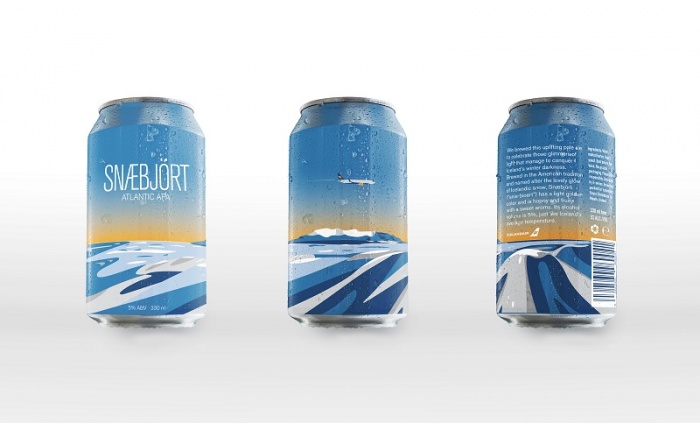 Icelandair introduces new on-board beer inspired by seasonal light