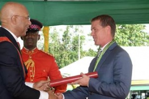 Stewart recognised with Order of Distinction in Jamaica