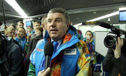 IOC president arrives in Sochi for Winter Olympics