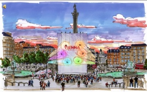 Vienna Tourist Board takes over Trafalgar Square, London