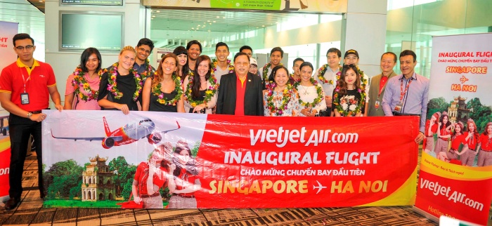 Vietjet launches new Singapore–Hanoi route