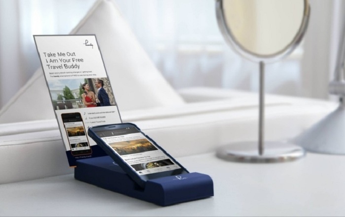 Waldorf Hilton introduces Handy Phone for guests