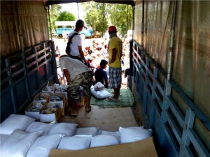 Funds raised helped 870 families from Cambodia’s Flood victims